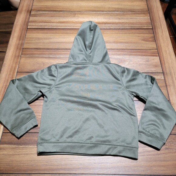 Realtree LS Dark Green Boys Hoodie - Size Boys 5 - Picture 3 of 5